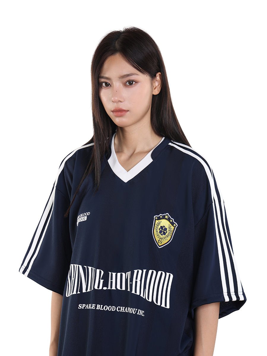 Vintage Blokette Oversized Sports Jersey Tee - COPPING THREADS - CT Select