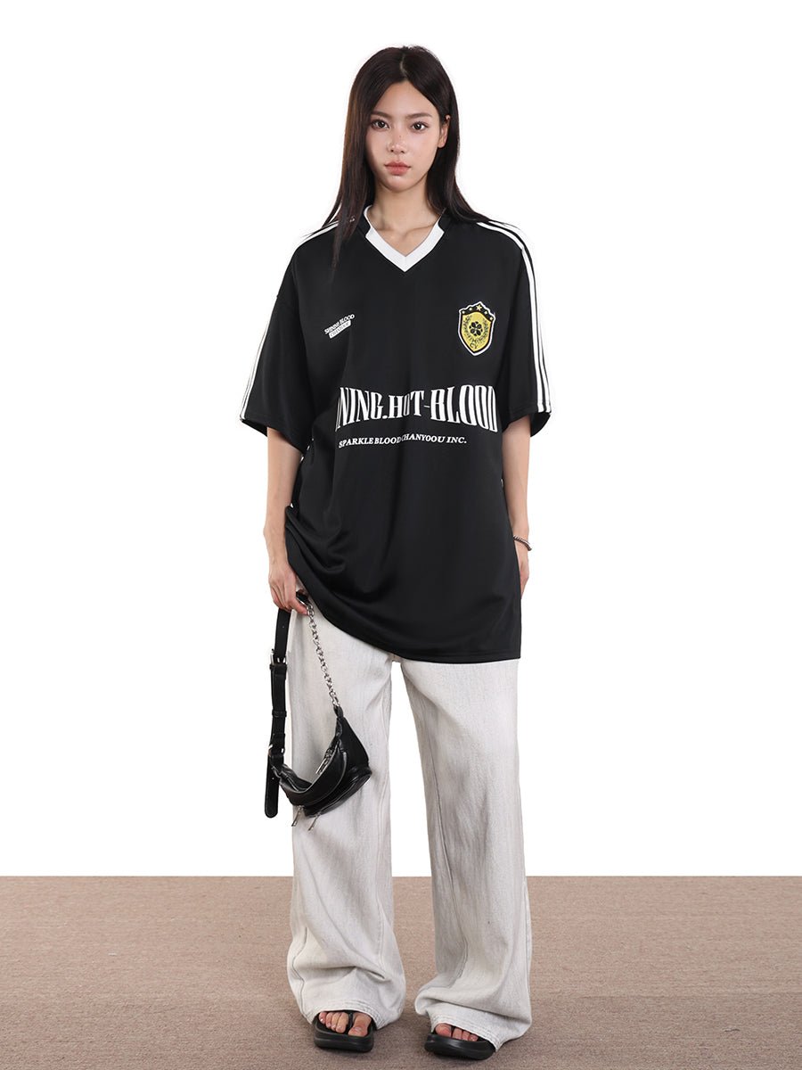 Vintage Blokette Oversized Sports Jersey Tee - COPPING THREADS - CT Select