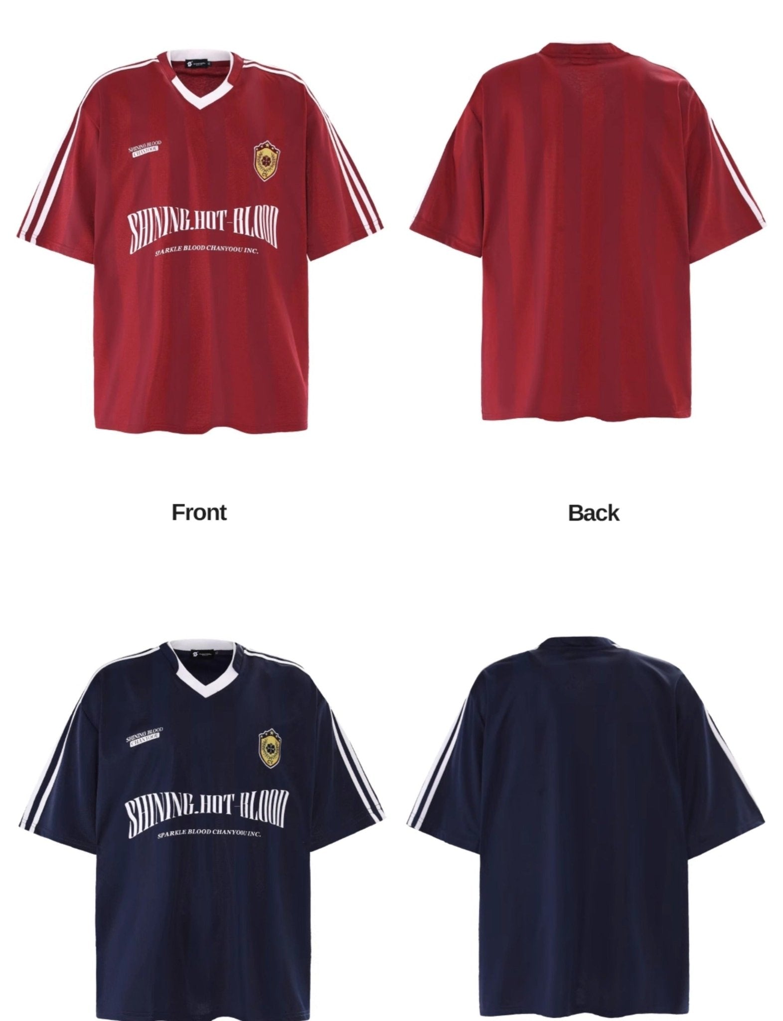 Vintage Blokette Oversized Sports Jersey Tee - COPPING THREADS - CT Select