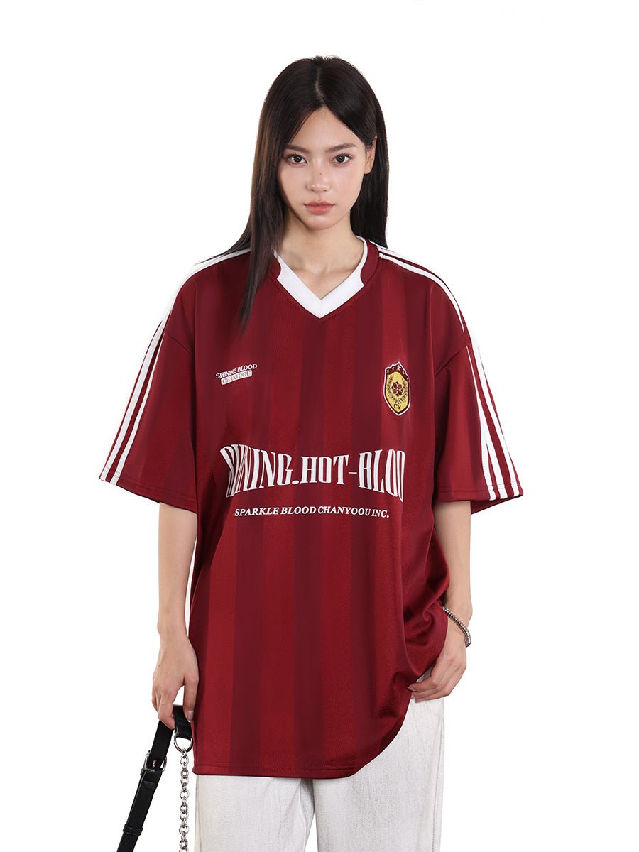 Vintage Blokette Oversized Sports Jersey Tee - COPPING THREADS - CT Select