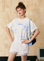 Vintage Bow Puff Print Tee - COPPING THREADS - CHICISLAND