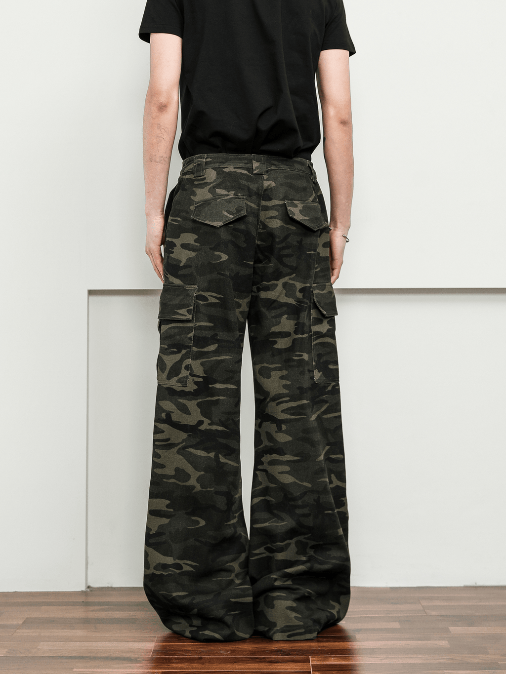Vintage Camo Wide - Leg Cargo Pants - COPPING THREADS - CT Select