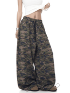 Vintage Camo Wide - Leg Drawstring Sweatpants - COPPING THREADS - CT Select