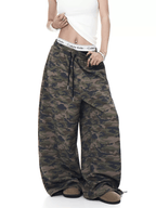 Vintage Camo Wide - Leg Drawstring Sweatpants - COPPING THREADS - CT Select