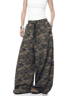 Vintage Camo Wide - Leg Drawstring Sweatpants - COPPING THREADS - CT Select