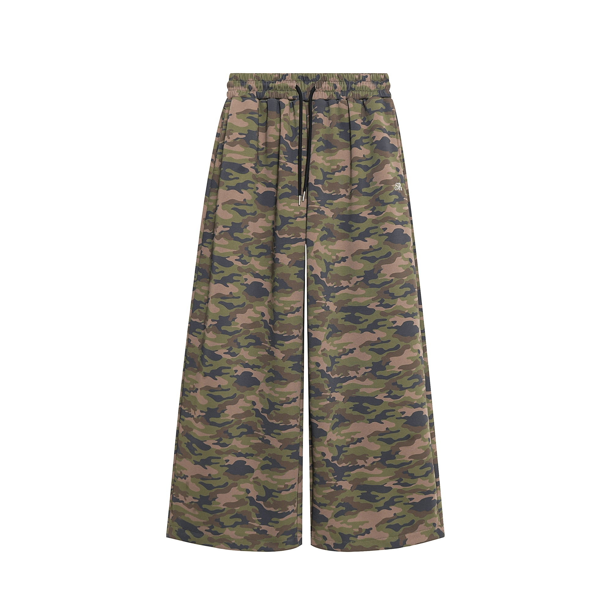 Vintage Camo Wide - Leg Drawstring Sweatpants - COPPING THREADS - CT Select