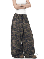 Vintage Camo Wide - Leg Drawstring Sweatpants - COPPING THREADS - CT Select