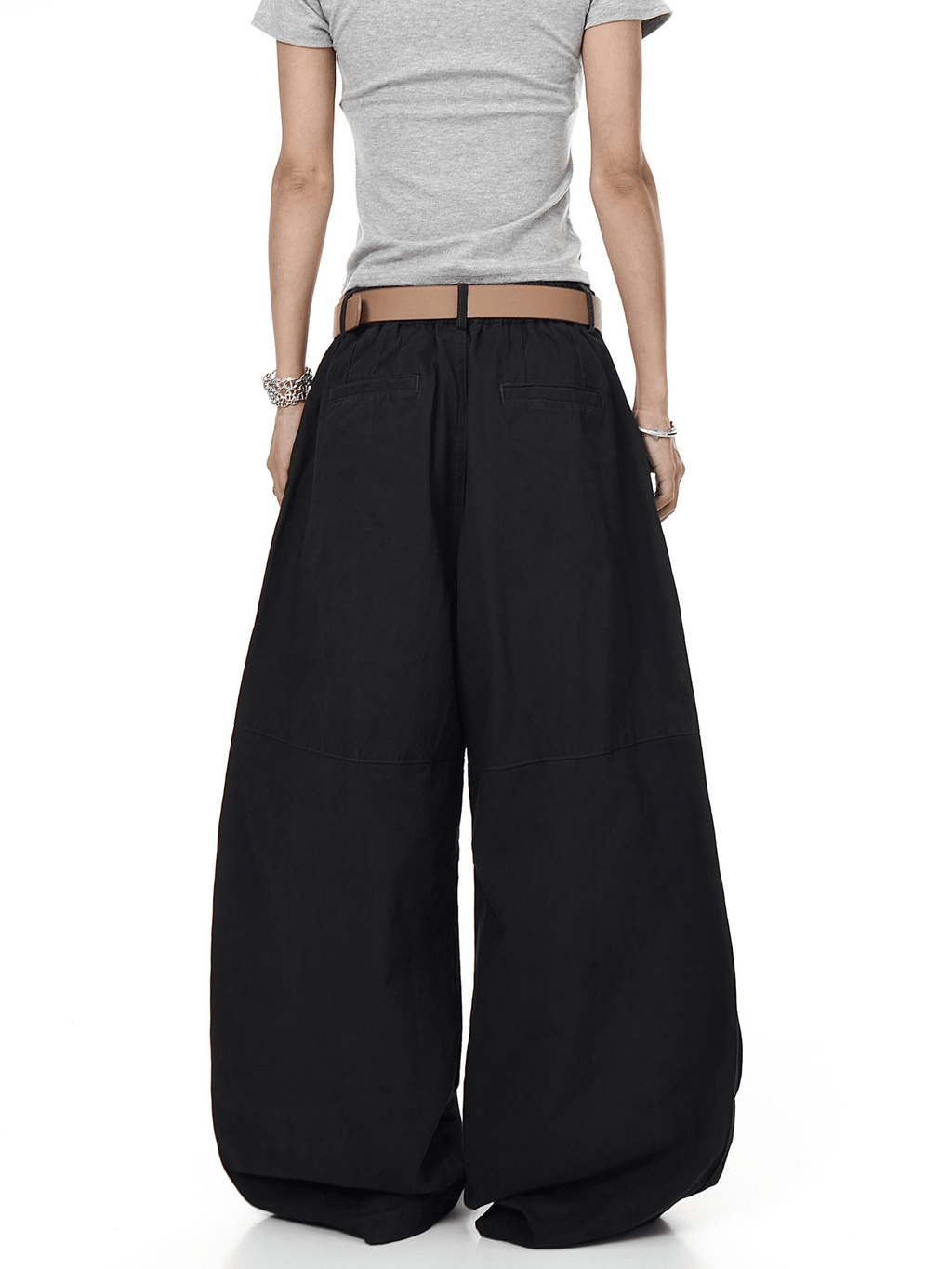 Vintage Cartoon Print Wide - Leg Workwear Pants - COPPING THREADS - CT Select