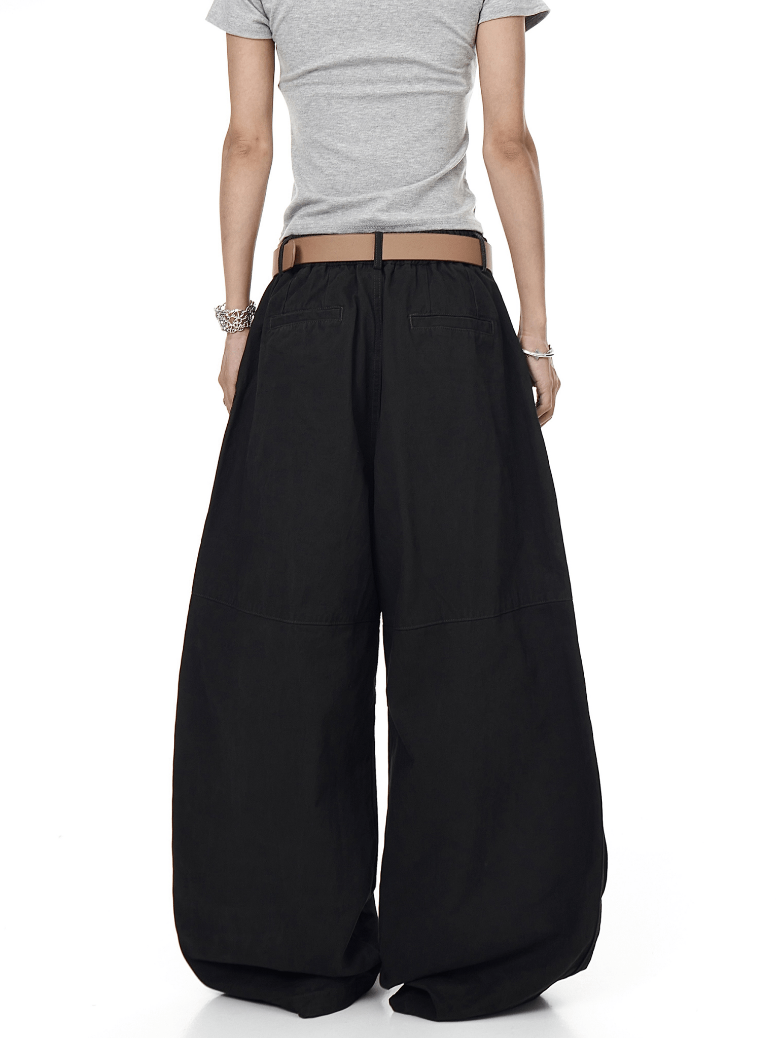 Vintage Cartoon Print Wide - Leg Workwear Pants - COPPING THREADS - CT Select