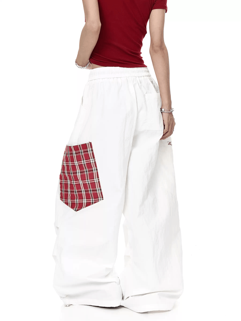 Vintage Check Patch Cargo Pants - COPPING THREADS - CT Select