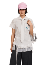 Vintage Checkered Ruffle Hem Shirt - COPPING THREADS - MOROMORO