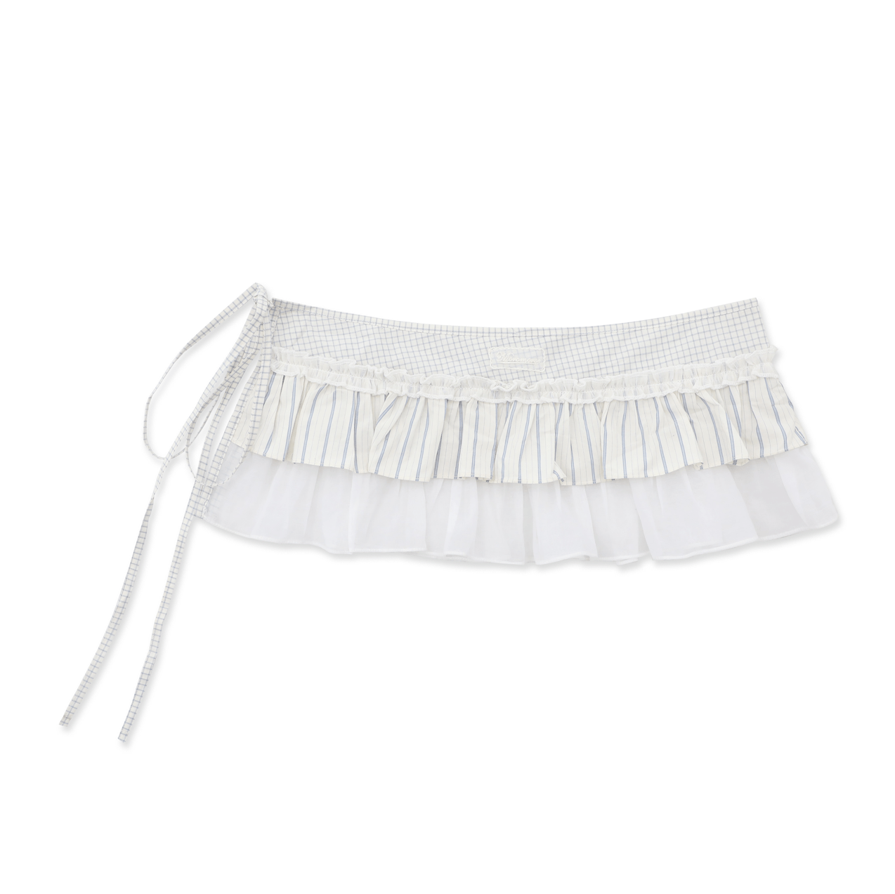 Vintage Checkered Ruffle Hem Shirt - COPPING THREADS - MOROMORO 메인 이미지