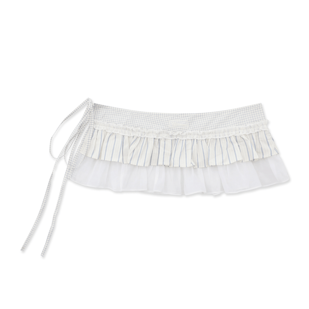 Vintage Checkered Ruffle Hem Shirt - COPPING THREADS - MOROMORO