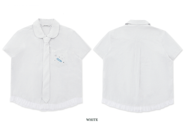Vintage Checkered Ruffle Hem Shirt - COPPING THREADS - MOROMORO