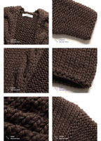 Vintage Chunky Knit Cardigan - COPPING THREADS - MAKE NOISE