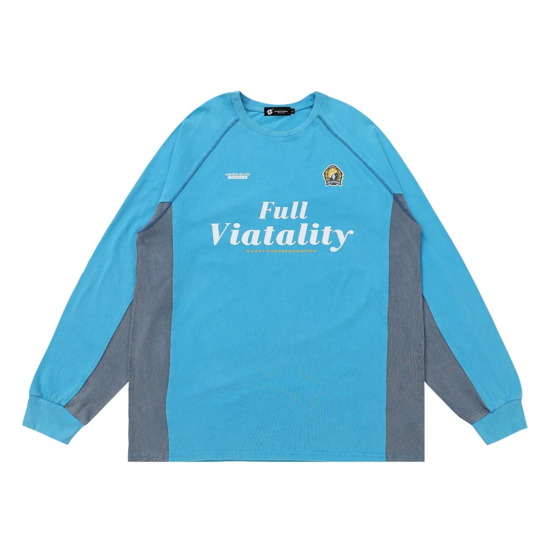 Vintage Colorblock Blokecore Long Sleeve Tee - COPPING THREADS - CHICISLAND
