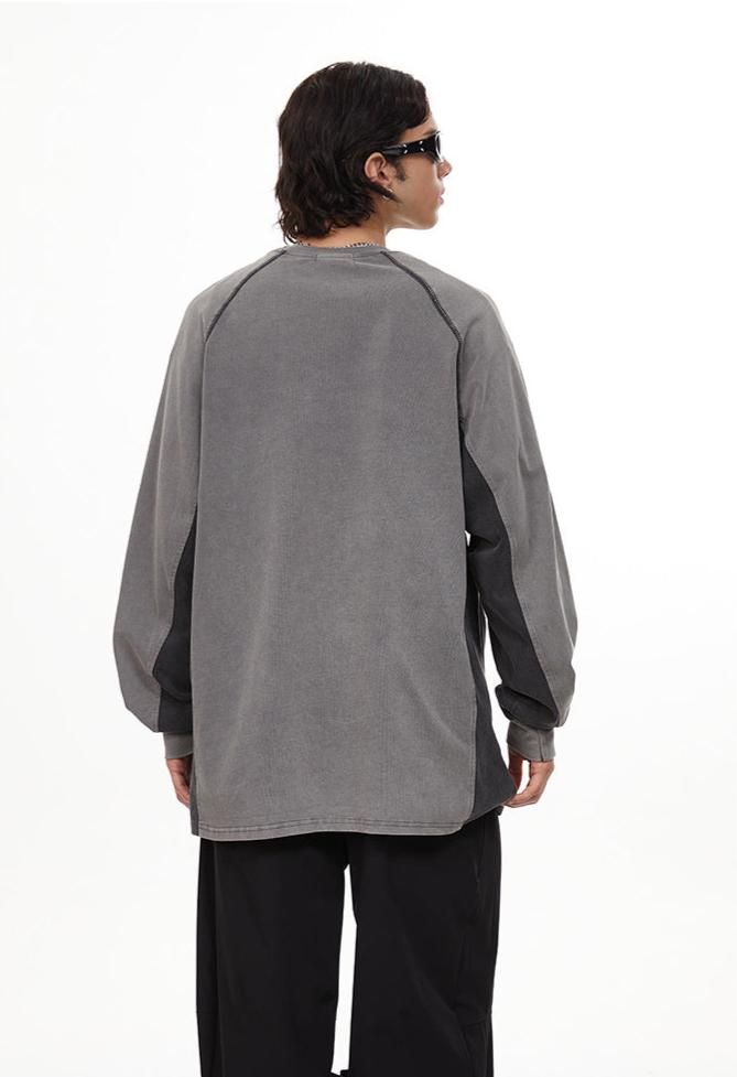 Vintage Colorblock Blokecore Long Sleeve Tee - COPPING THREADS - CHICISLAND