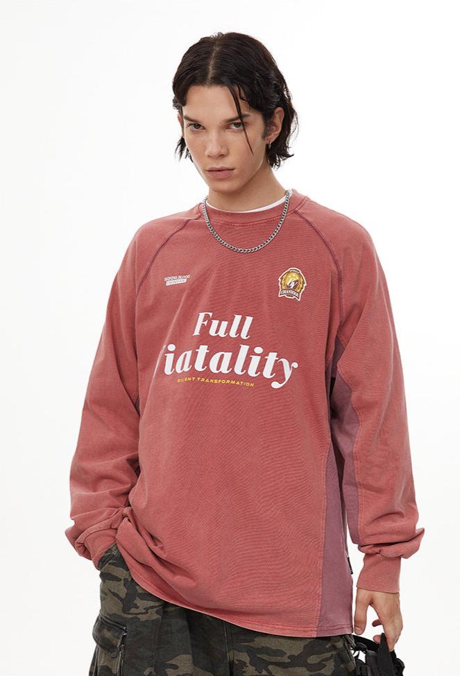 Vintage Colorblock Blokecore Long Sleeve Tee - COPPING THREADS - CHICISLAND