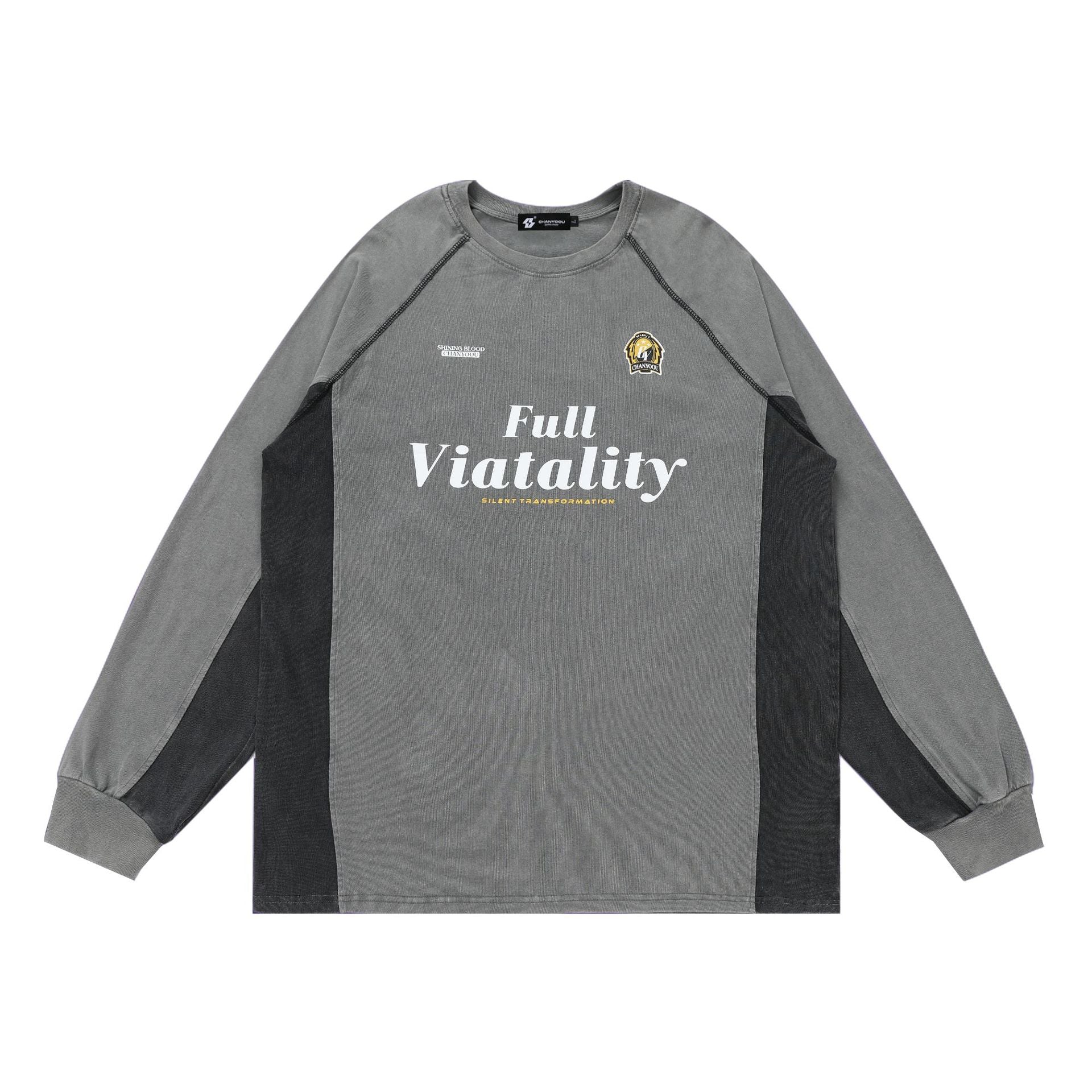 Vintage Colorblock Blokecore Long Sleeve Tee - COPPING THREADS - CHICISLAND