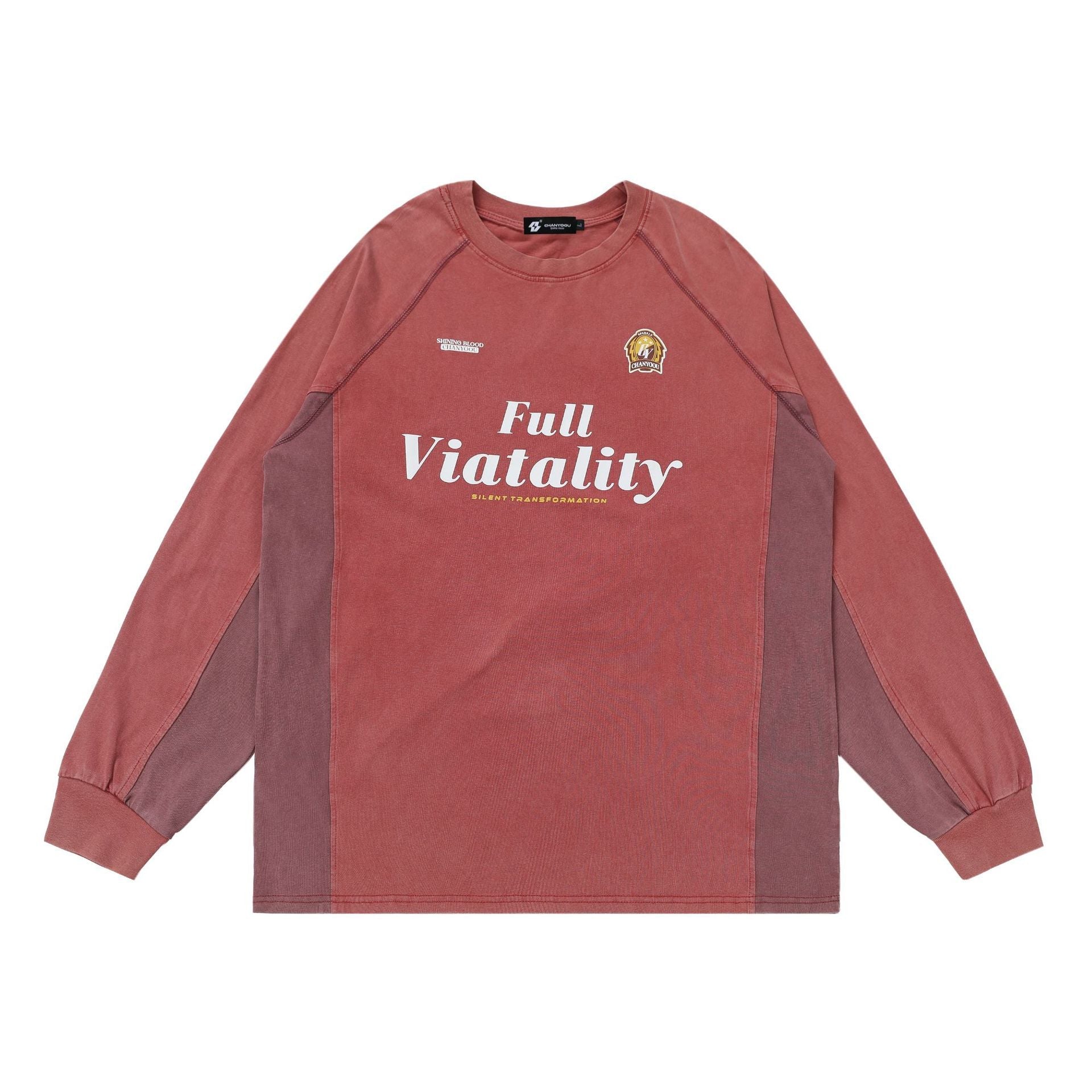 Vintage Colorblock Blokecore Long Sleeve Tee - COPPING THREADS - CHICISLAND