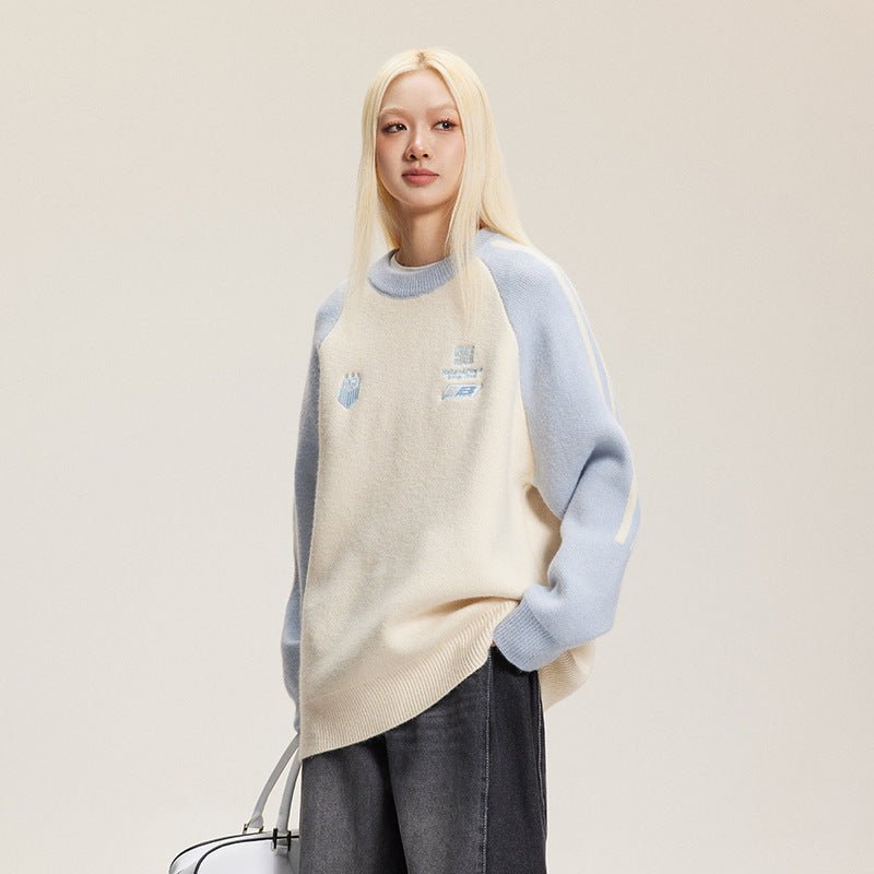 Vintage Colorblock Crewneck Sweater - COPPING THREADS - CATTEE