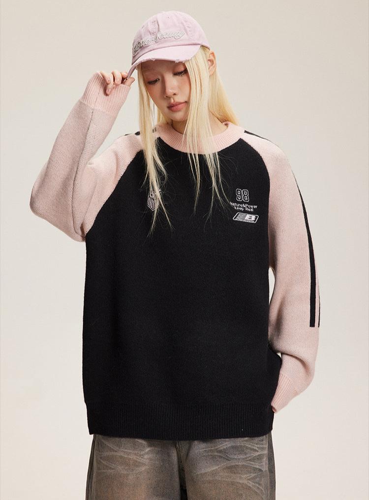 Vintage Colorblock Crewneck Sweater - COPPING THREADS - CATTEE