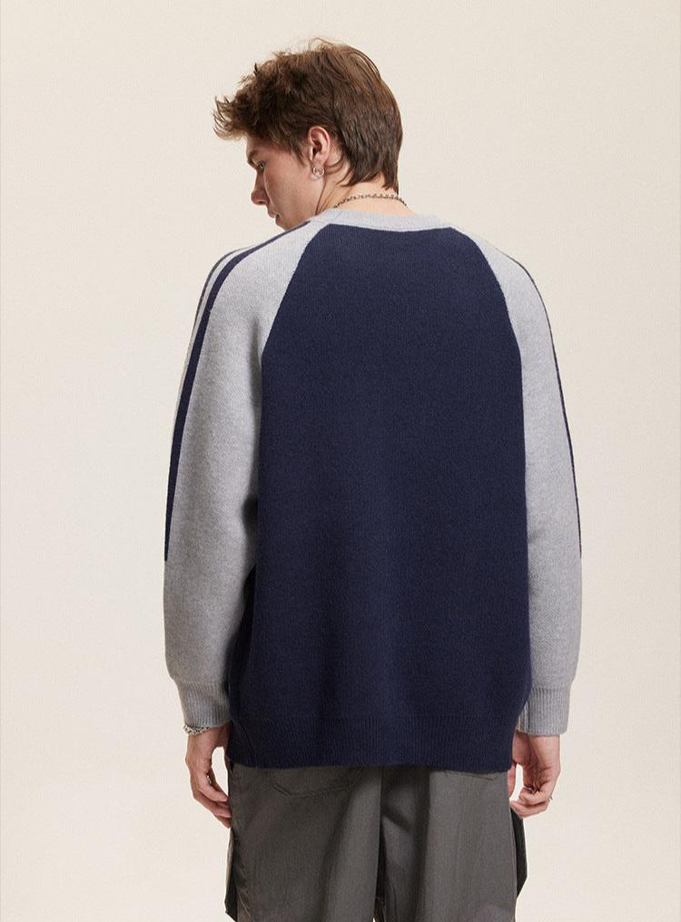 Vintage Colorblock Crewneck Sweater - COPPING THREADS - CATTEE