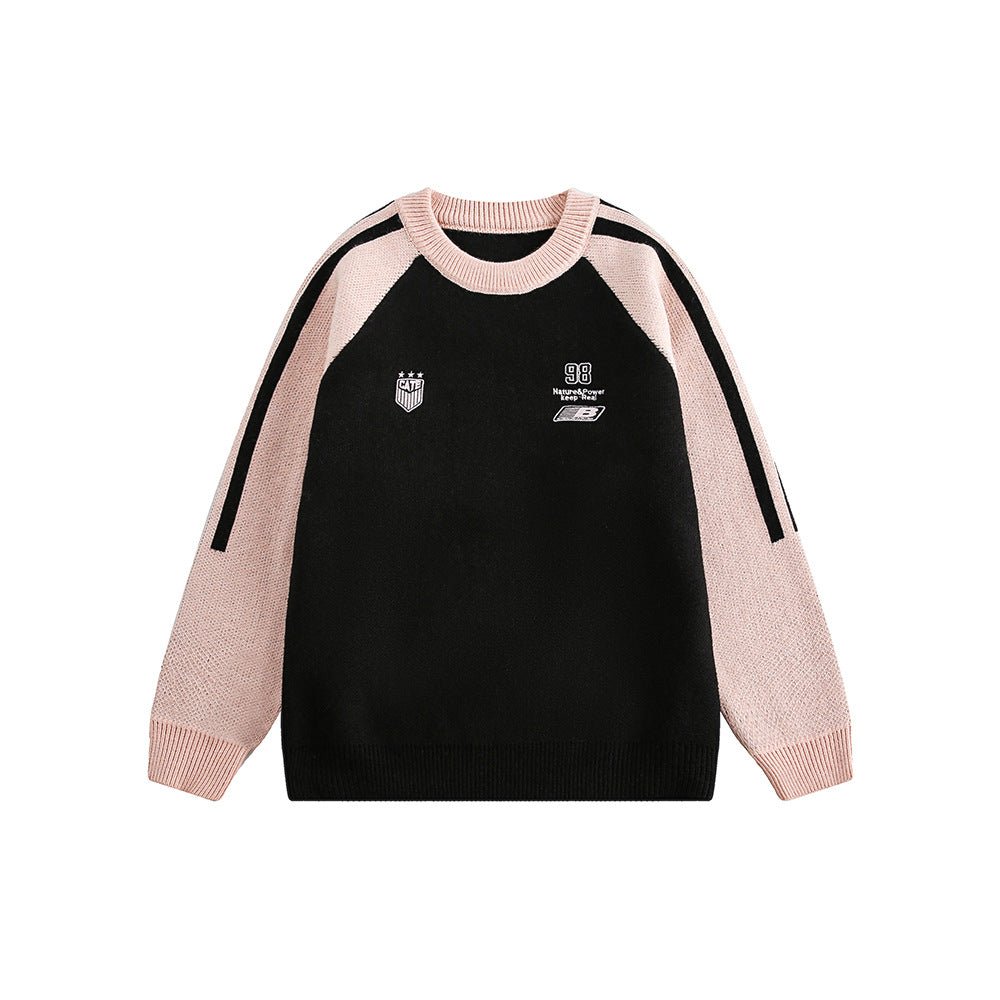 Vintage Colorblock Crewneck Sweater - COPPING THREADS - CATTEE