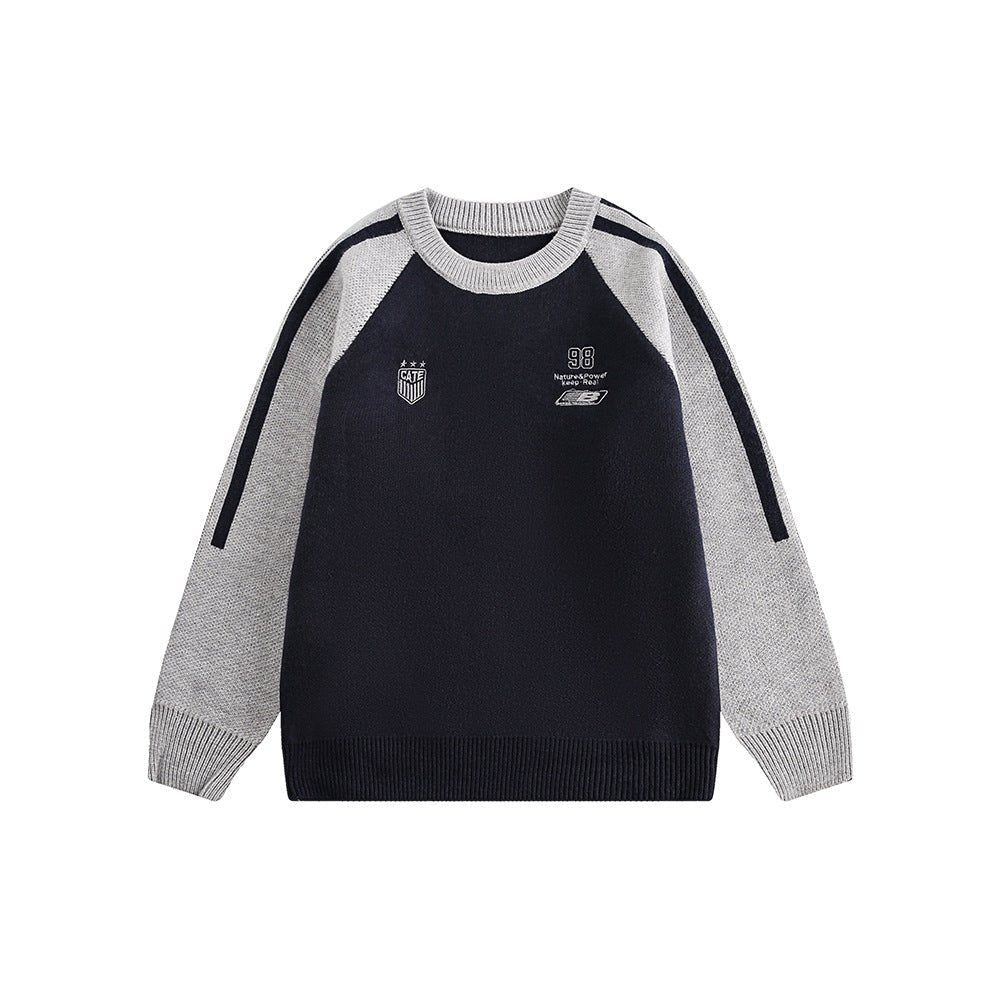 Vintage Colorblock Crewneck Sweater - COPPING THREADS - CATTEE