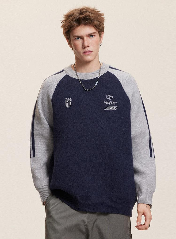 Vintage Colorblock Crewneck Sweater - COPPING THREADS - CATTEE