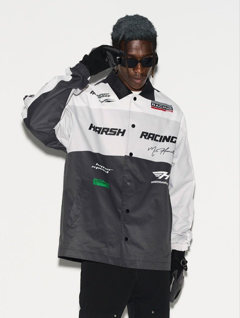 Vintage Colorblock F1 Racing Coach Jacket - COPPING THREADS - Harsh and Cruel Hauptbild