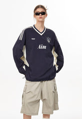 Vintage Colorblock Quick - Dry Jersey Long Sleeve Tee - COPPING THREADS - CHICISLAND