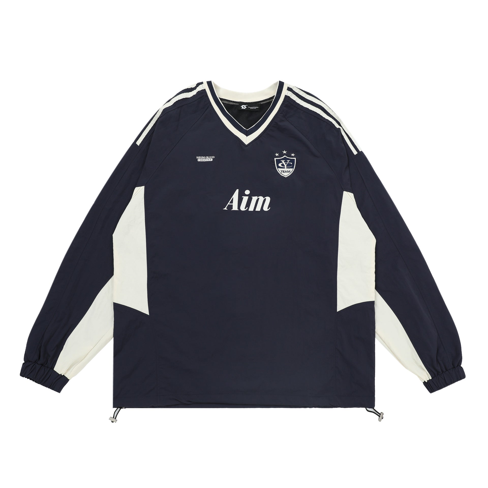 Vintage Colorblock Quick - Dry Jersey Long Sleeve Tee - COPPING THREADS - CHICISLAND
