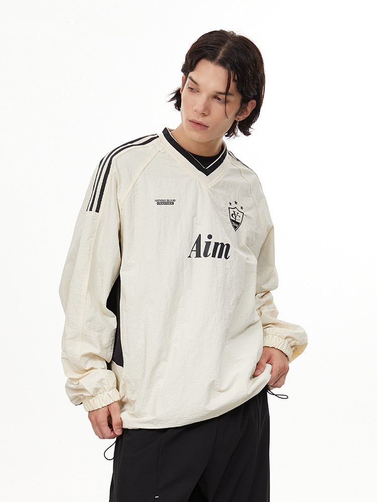 Vintage Colorblock Quick - Dry Jersey Long Sleeve Tee - COPPING THREADS - CHICISLAND