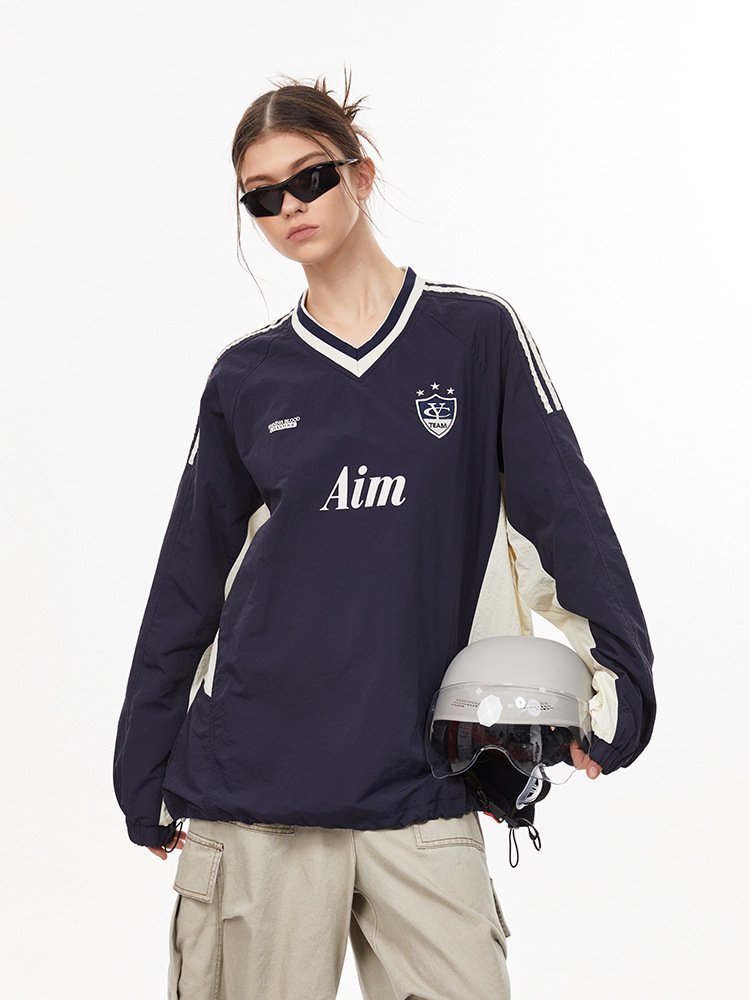 Vintage Colorblock Quick - Dry Jersey Long Sleeve Tee - COPPING THREADS - CHICISLAND Hauptbild