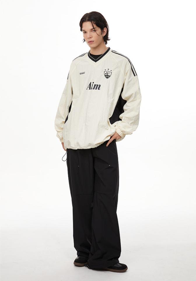 Vintage Colorblock Quick - Dry Jersey Long Sleeve Tee - COPPING THREADS - CHICISLAND
