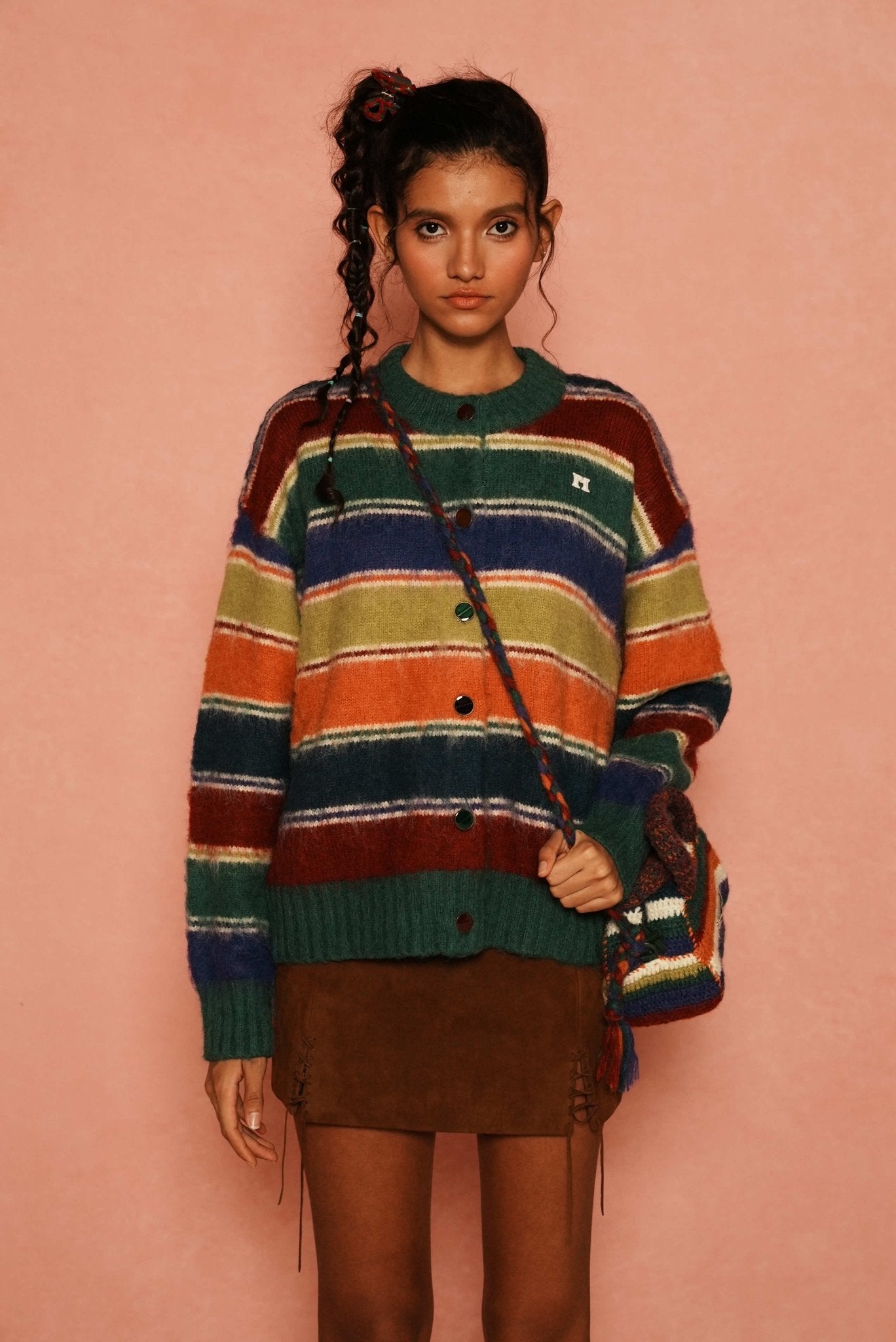 Vintage Colorful Striped Sweater - COPPING THREADS - MOROMORO Hauptbild