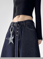 Vintage Contrast Pocket Wide - Leg Jeans - COPPING THREADS - CT Select