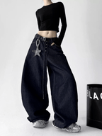 Vintage Contrast Pocket Wide - Leg Jeans - COPPING THREADS - CT Select