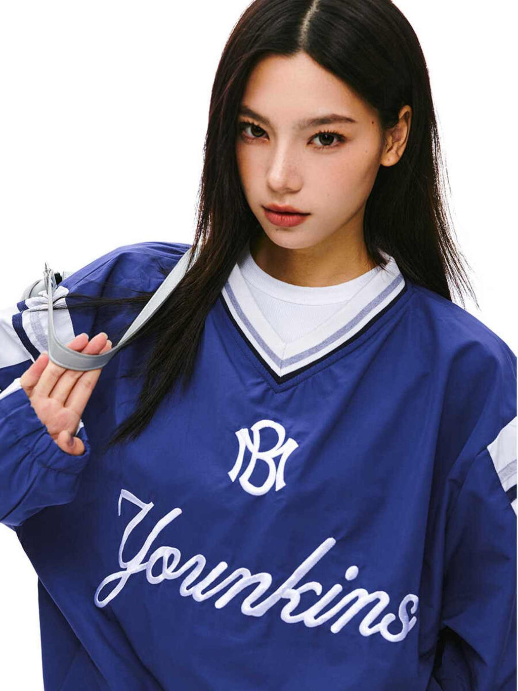 Vintage Contrast V - Neck Sweatshirt - COPPING THREADS - CT Select