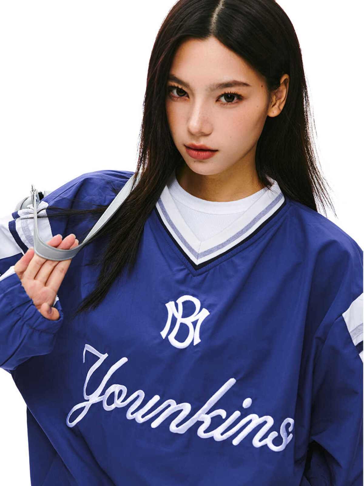 Vintage Contrast V - Neck Sweatshirt - COPPING THREADS - CT Select