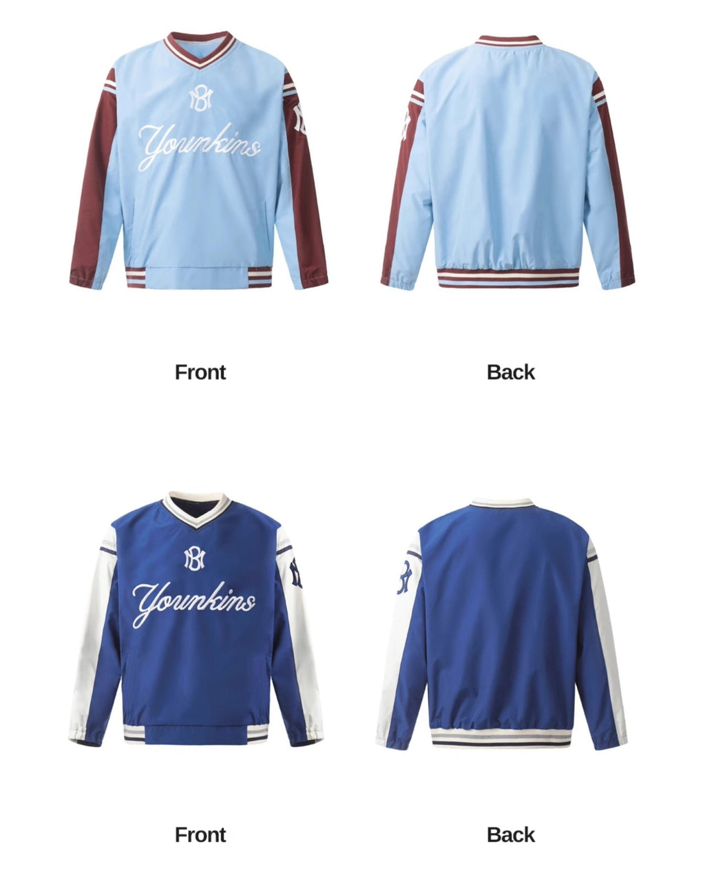 Vintage Contrast V - Neck Sweatshirt - COPPING THREADS - CT Select