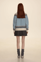 Vintage Cream Fair Isle Button - Up Cardigan Sweater - COPPING THREADS - MOROMORO