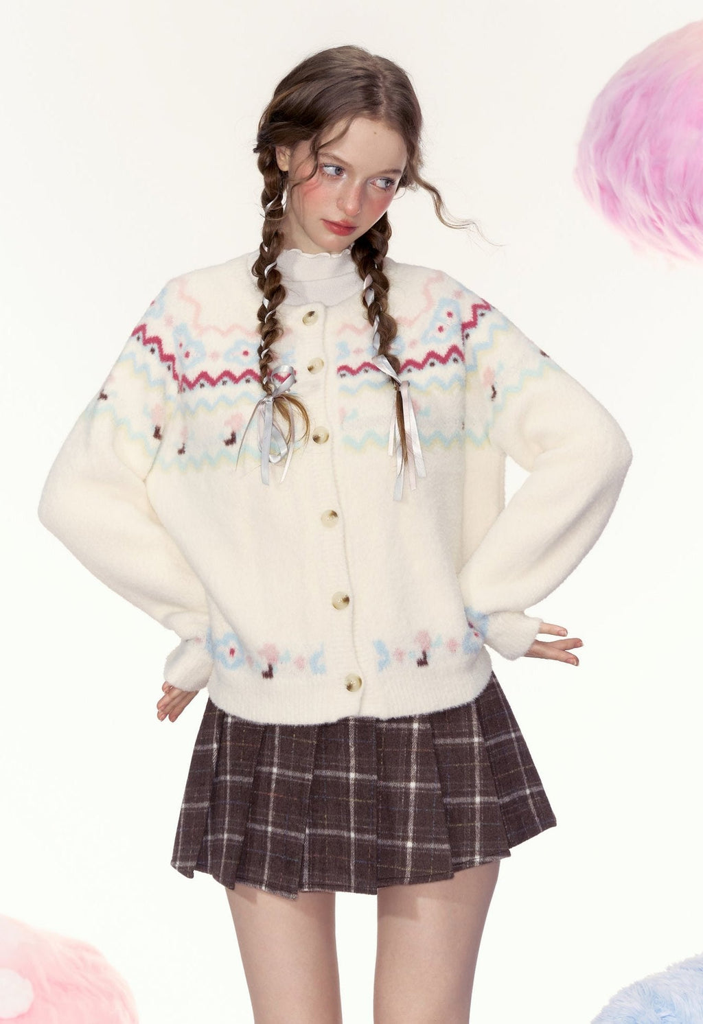 Vintage Crinkled Checkered Skirt - COPPING THREADS - AYF