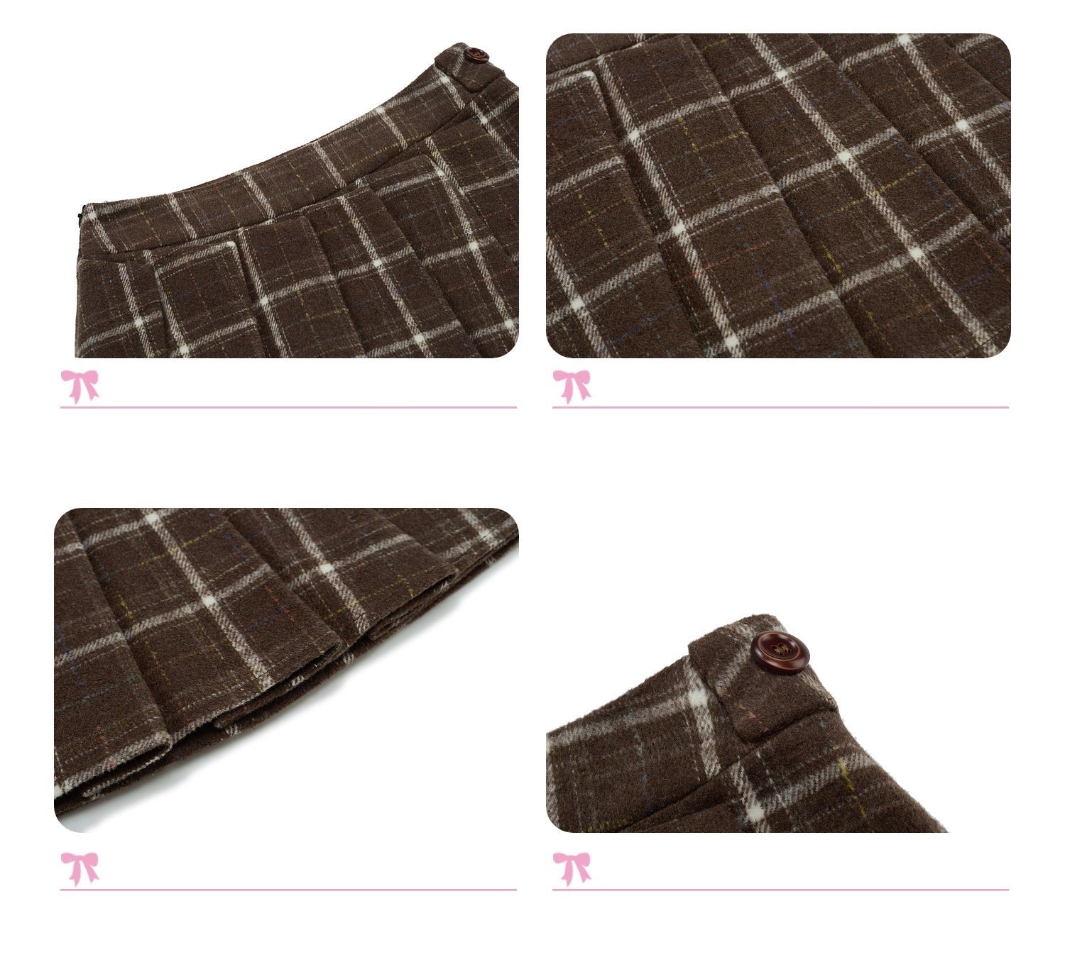 Vintage Crinkled Checkered Skirt - COPPING THREADS - AYF