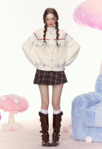 Vintage Crinkled Checkered Skirt - COPPING THREADS - AYF