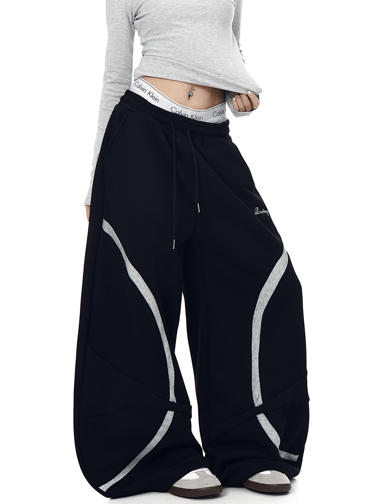 Vintage Curved Panel Wide - Leg Sweatpants - COPPING THREADS - CT Select