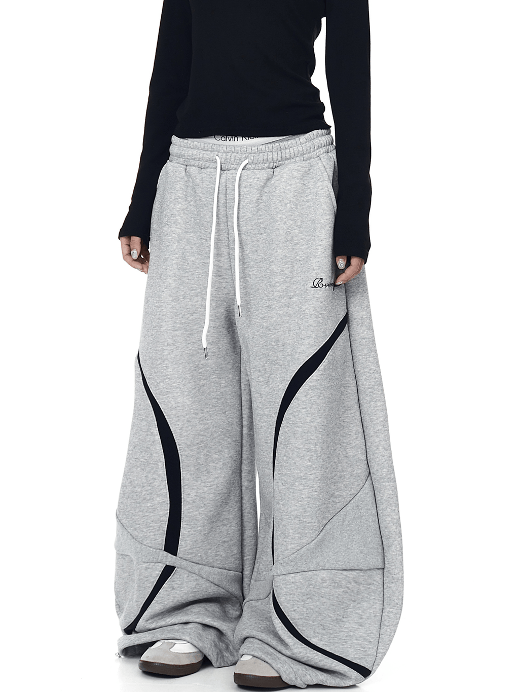 Vintage Curved Panel Wide - Leg Sweatpants - COPPING THREADS - CT Select