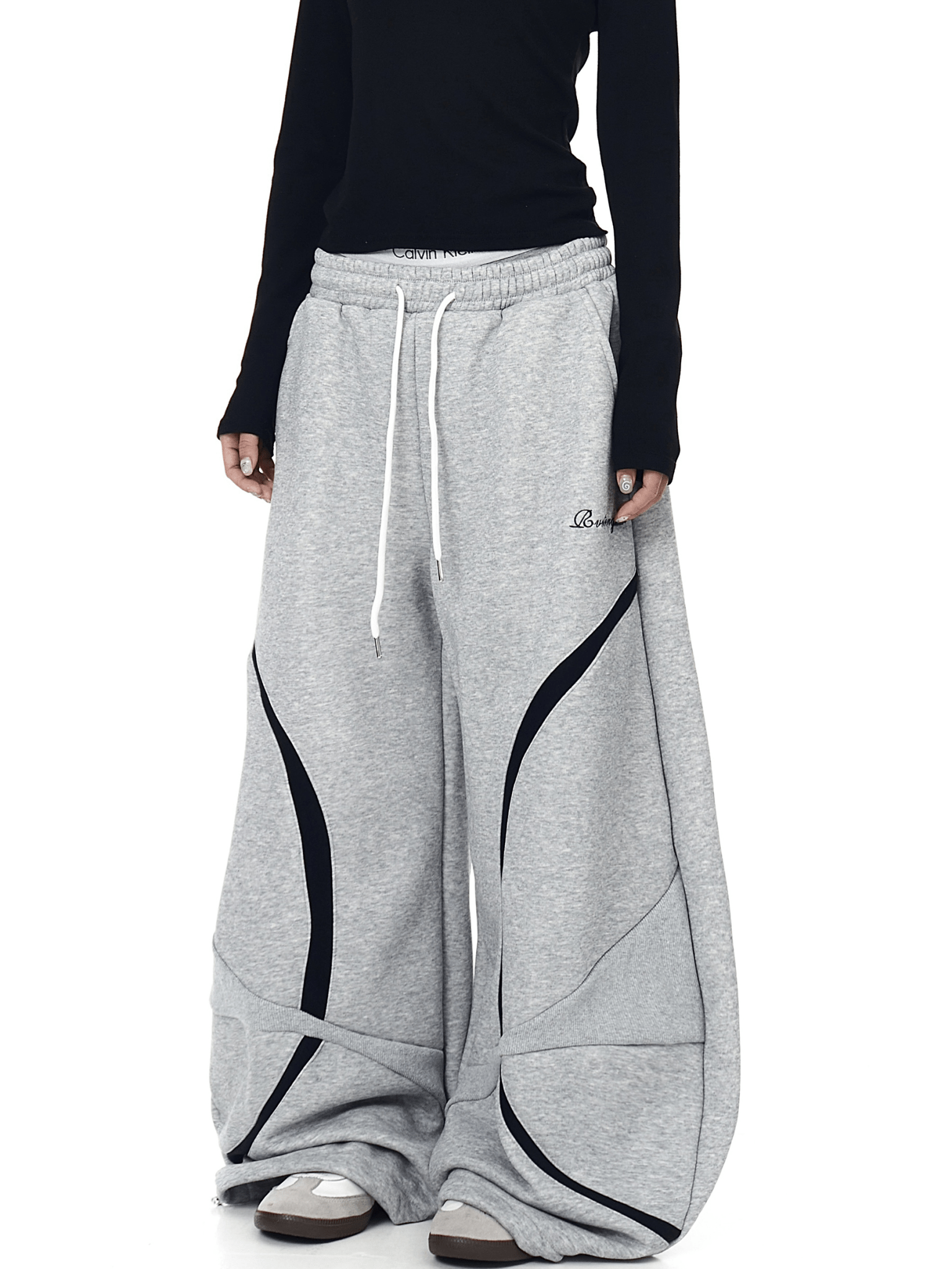 Vintage Curved Panel Wide - Leg Sweatpants - COPPING THREADS - CT Select