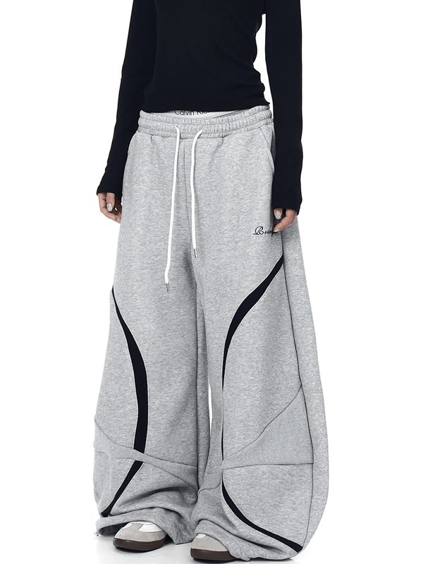 Vintage Curved Panel Wide - Leg Sweatpants - COPPING THREADS - CT Select